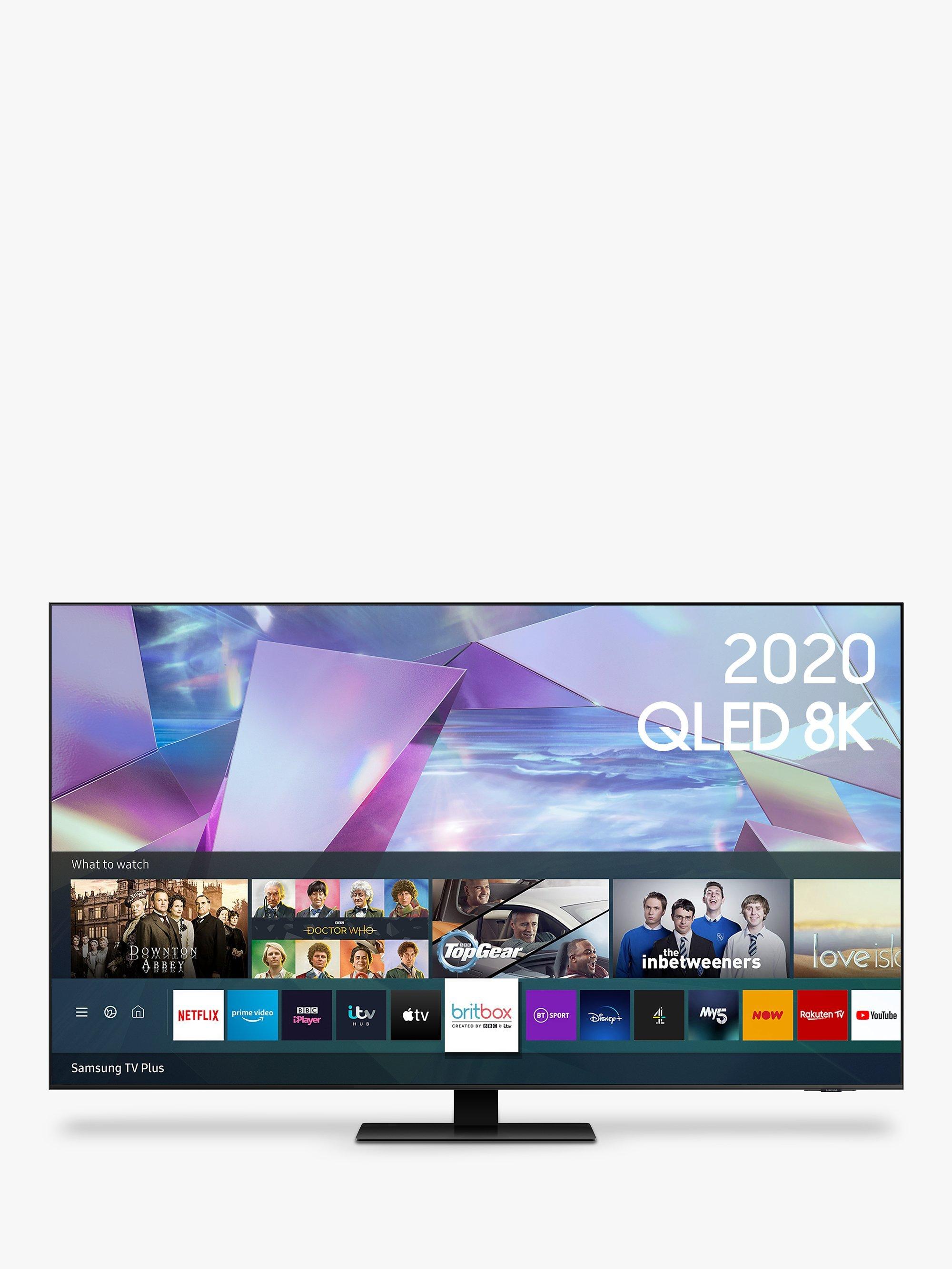 Samsung QE55Q700T (2020) QLED HDR 1000 8K Ultra HD Smart TV, 55 inch with TVPlus/Freesat HD, Black