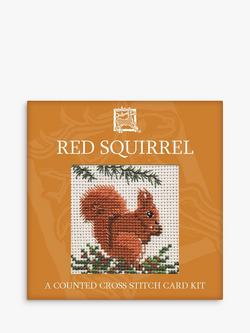 Textile Heritage Red Squirrel Counted Cross Stitch Card Kit - view 2, 