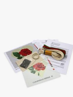 Cleopatra's Needle Lavender Rose Heart Tapestry Kit - view 2, Pink Mid