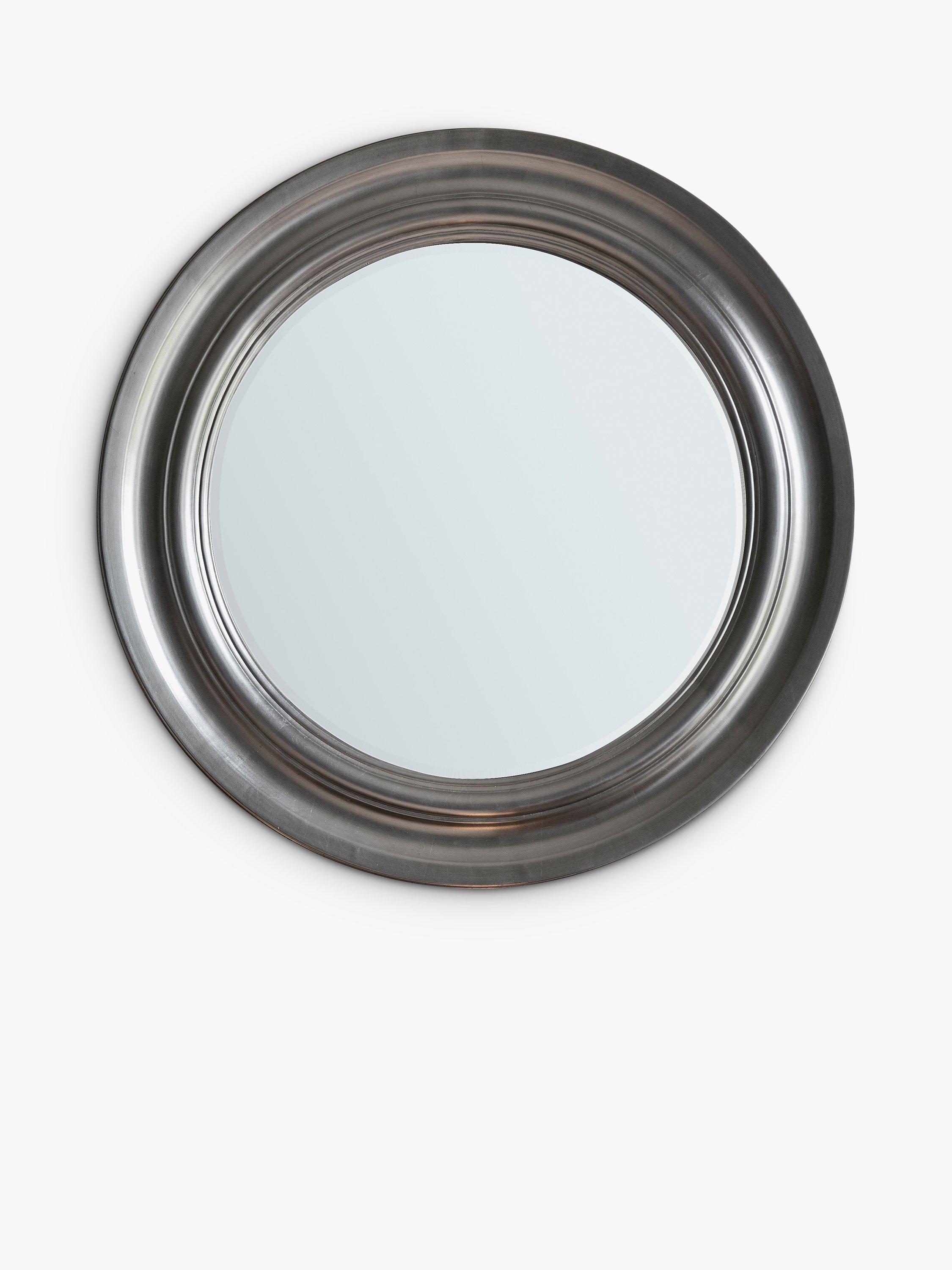 Gallery Direct Trevose Round Wood Frame Wall Mirror, 84cm
