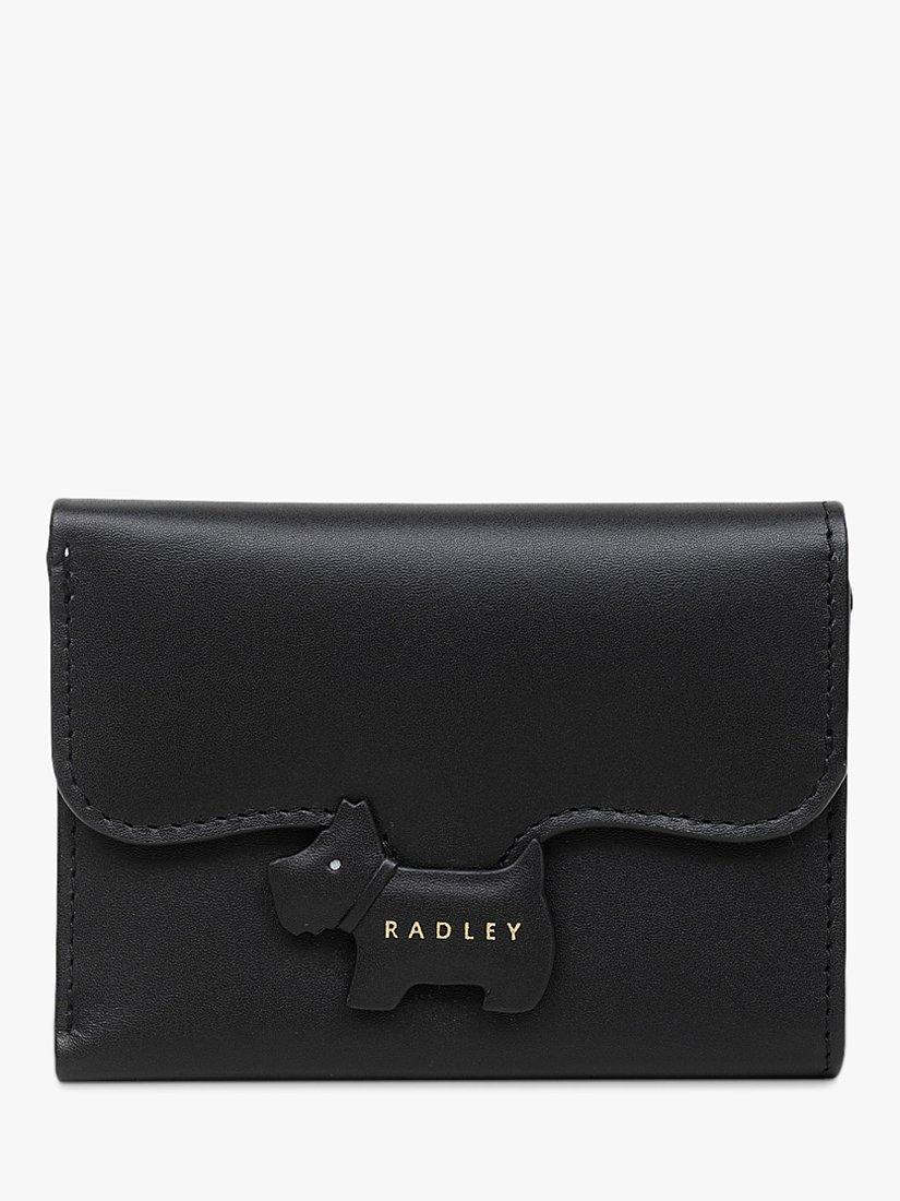 Radley Crest Leather Small Flap Over Tri-Fold Purse