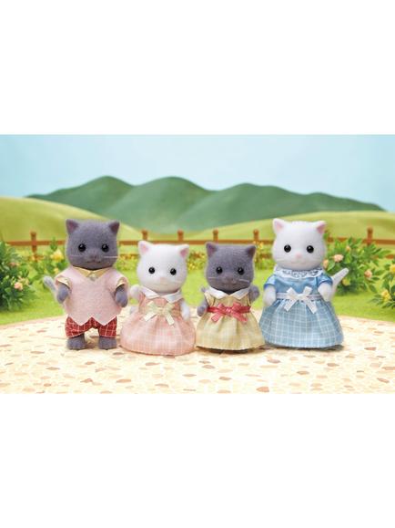 Sylvanian Families Persian Cat Family - view 2, Multi