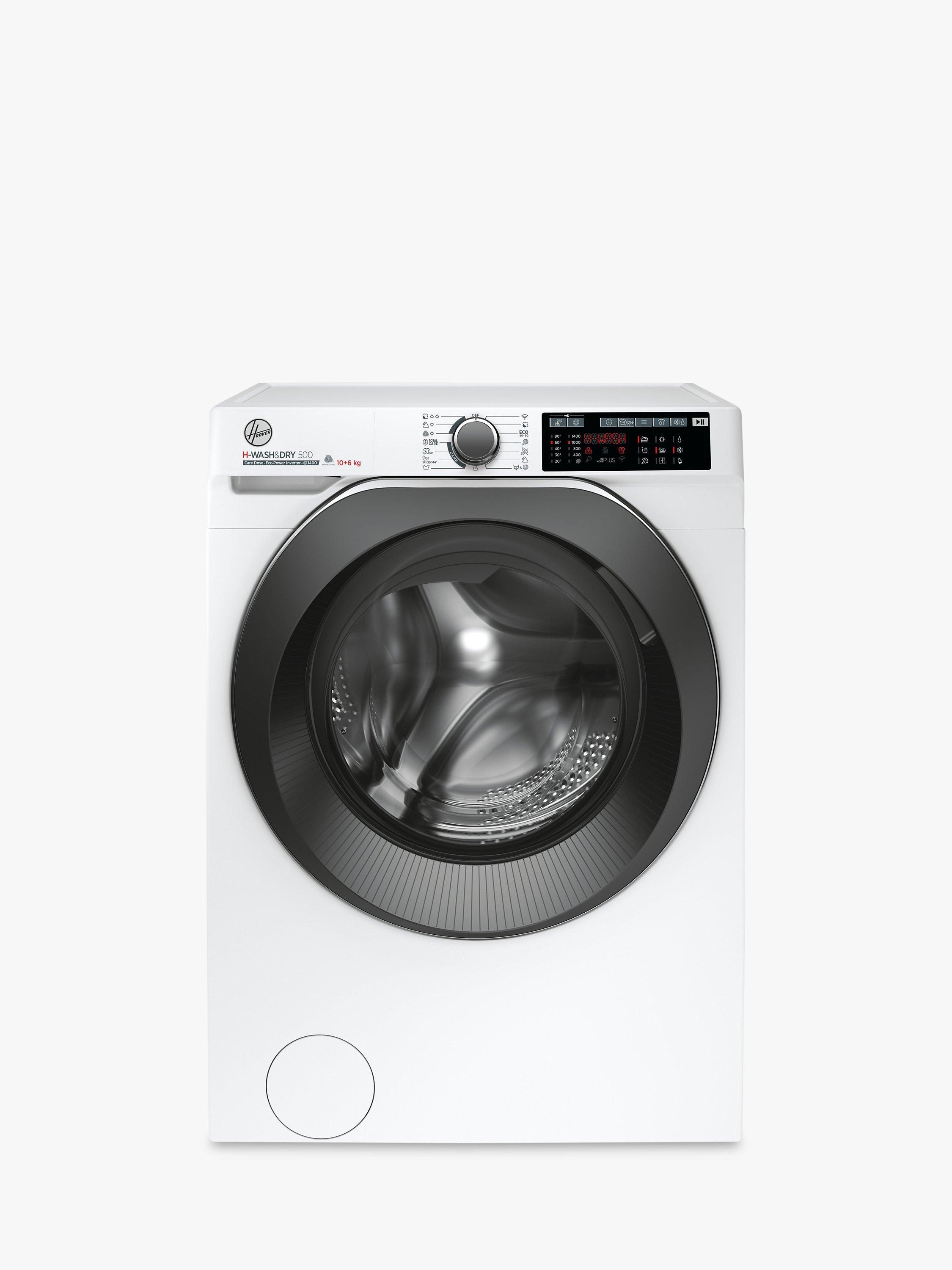 Hoover H-Wash 500 HDD 4106AMBC-80 Freestanding Washer Dryer, 10kg/6kg Load, 1400rpm Spin, White