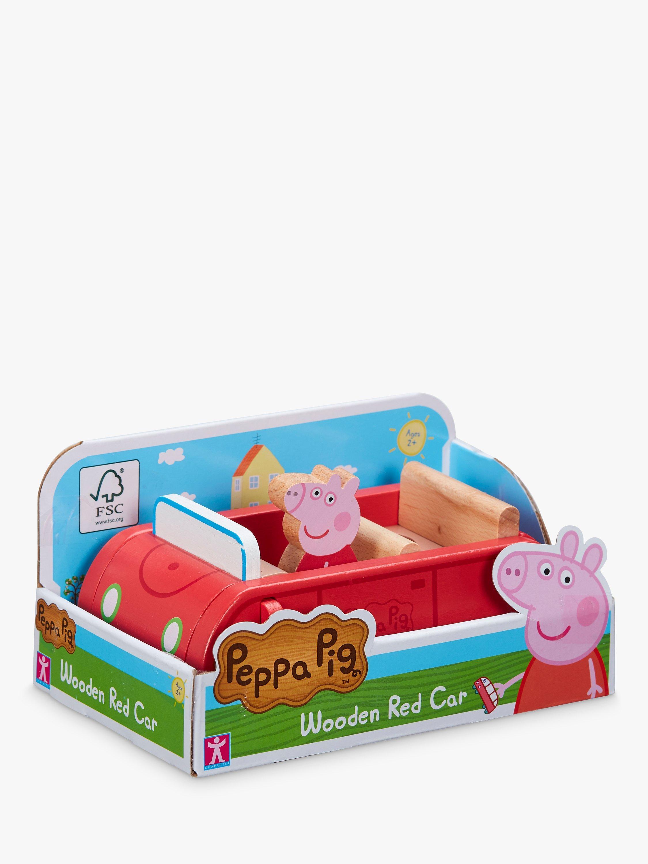 Peppa Pig Wooden Red Car