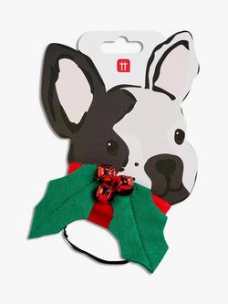 Talking Tables Christmas Holly Dog Dress Up Toy, Multi