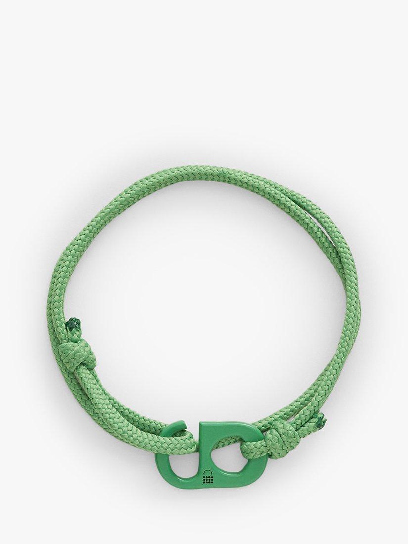 Product image 2 of 5, which shows #TOGETHERBAND UN Goal 3 - Good Health and Well-Being Recycled Plastic Classic Bracelet, Pack of 2, Green