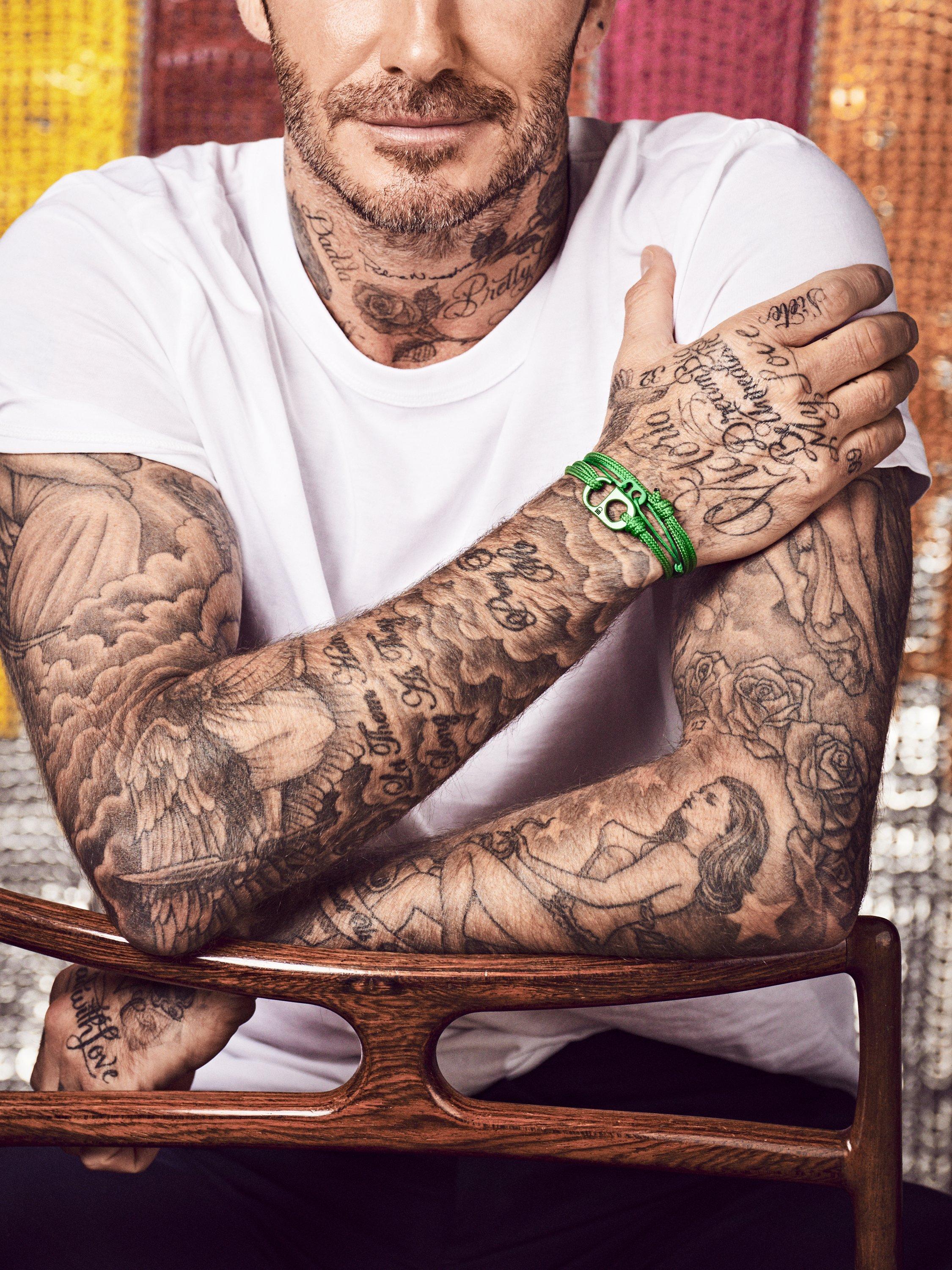 Product image 4 of 5, which shows #TOGETHERBAND UN Goal 3 - Good Health and Well-Being Recycled Plastic Classic Bracelet, Pack of 2, Green