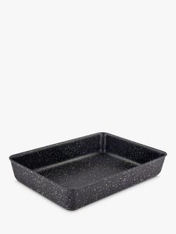 Eaziglide Neverstick Non-Stick Aluminium Rectangular Roaster, 35cm, 