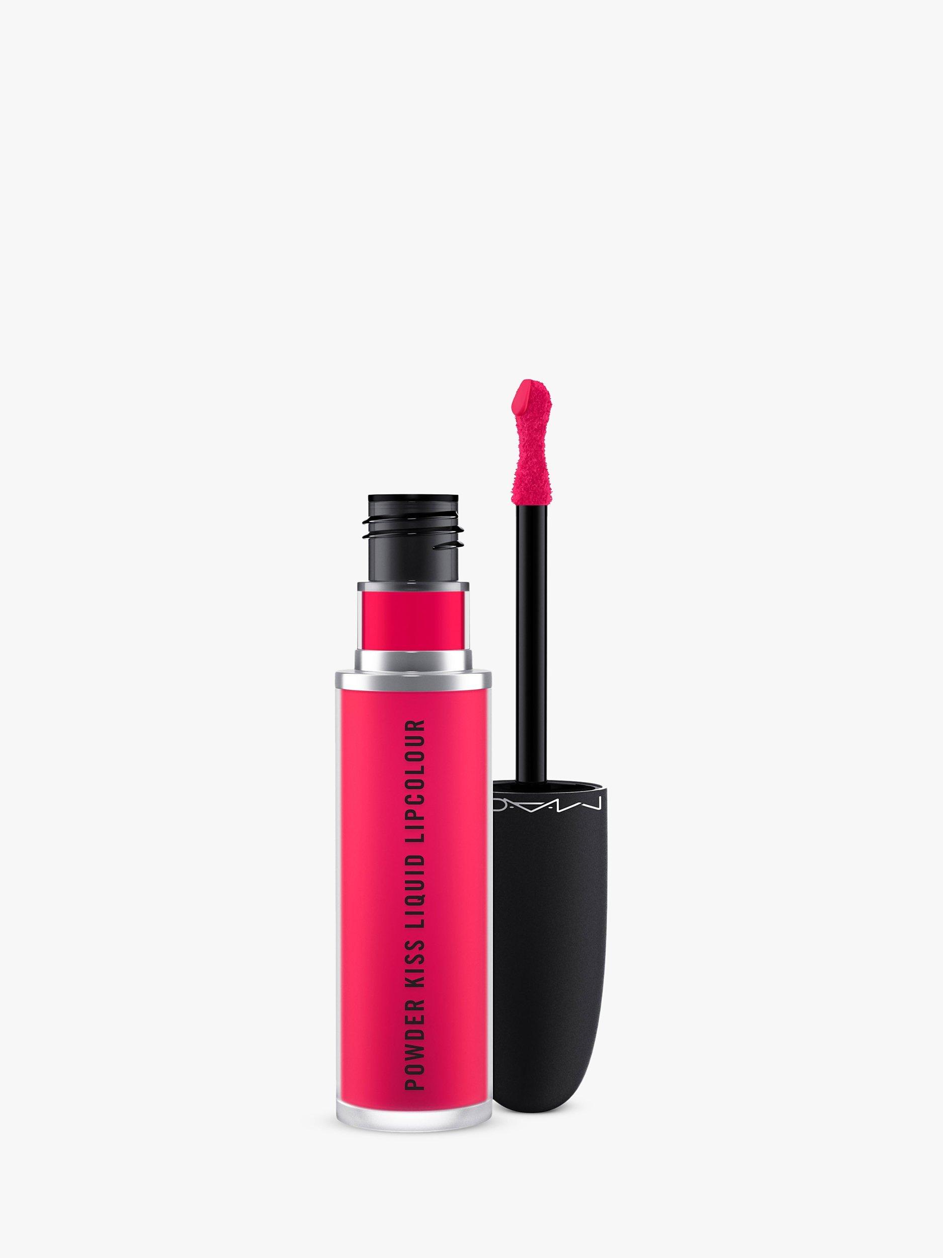 Product image 1 of 6, which shows MAC Powder Kiss Liquid Lip Colour, Billion $ Smile
