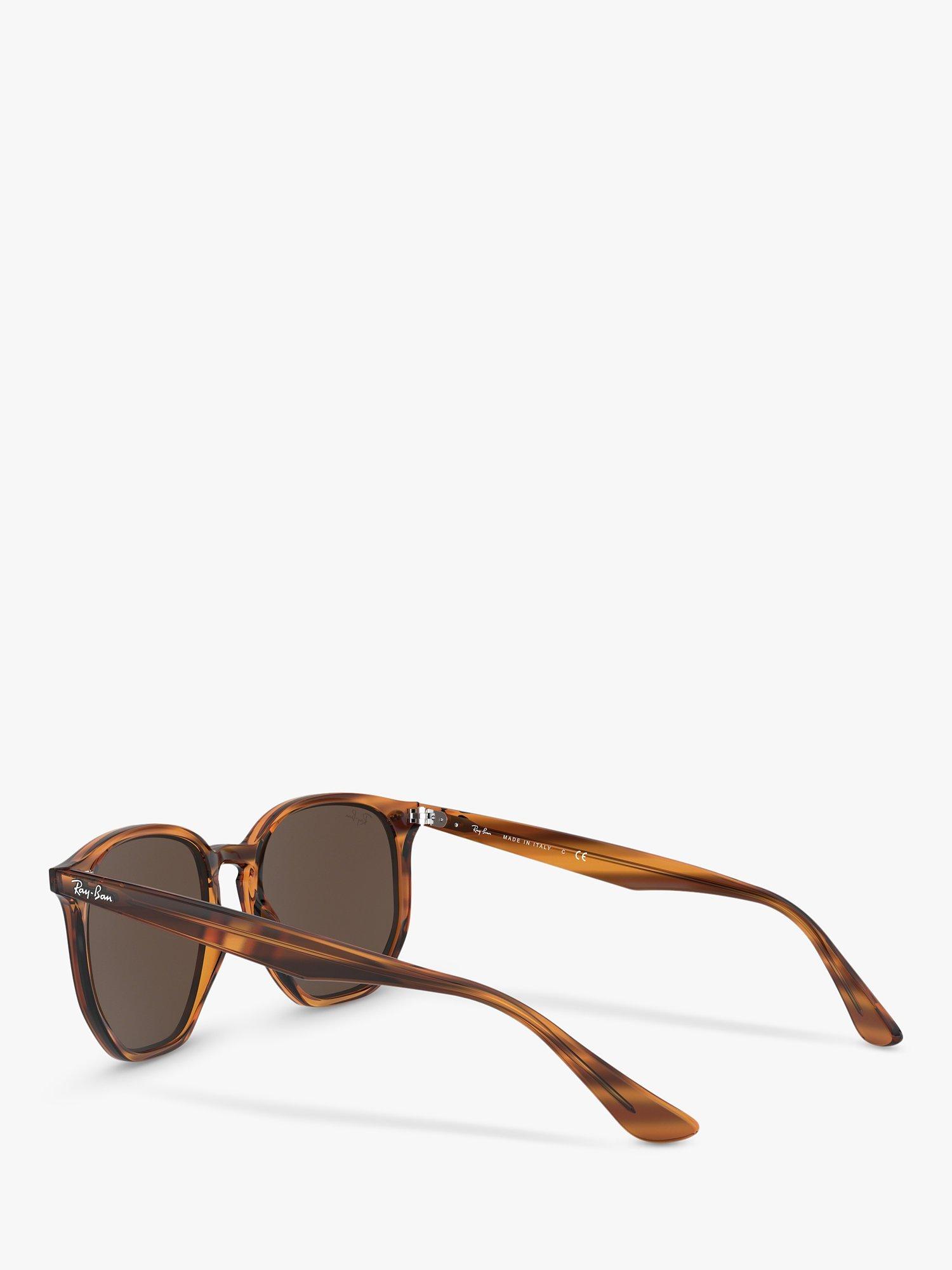 Ray-Ban RB4306 Unisex Oval Sunglasses, Havana/Brown