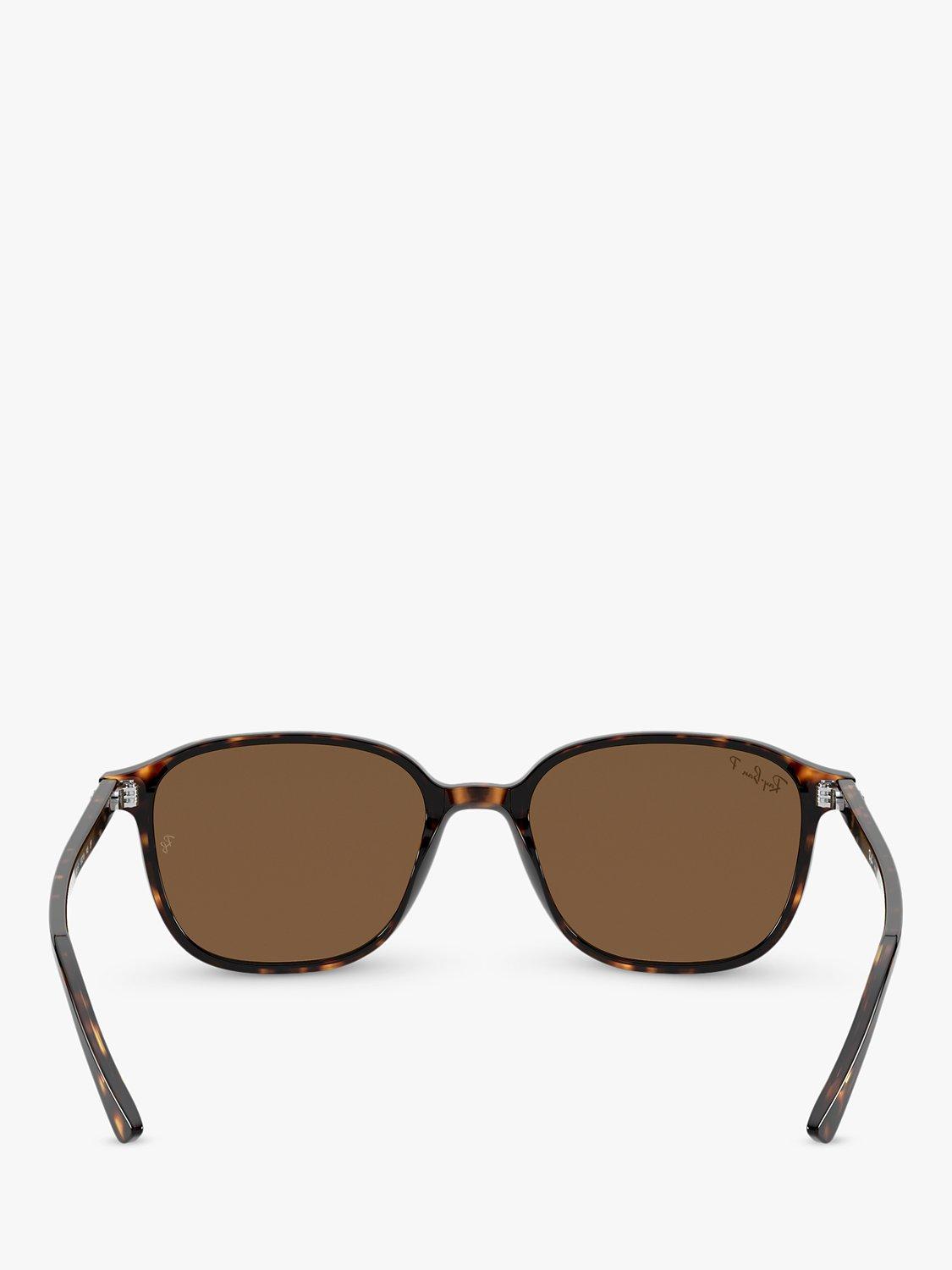 Product image 7 of 11, which shows Ray-Ban RB2193 Unisex Polarised Square Sunglasses, Havana/Brown