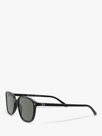 Ray-Ban RB2193 Unisex Polarised Square Sunglasses - view 2, Black/Grey