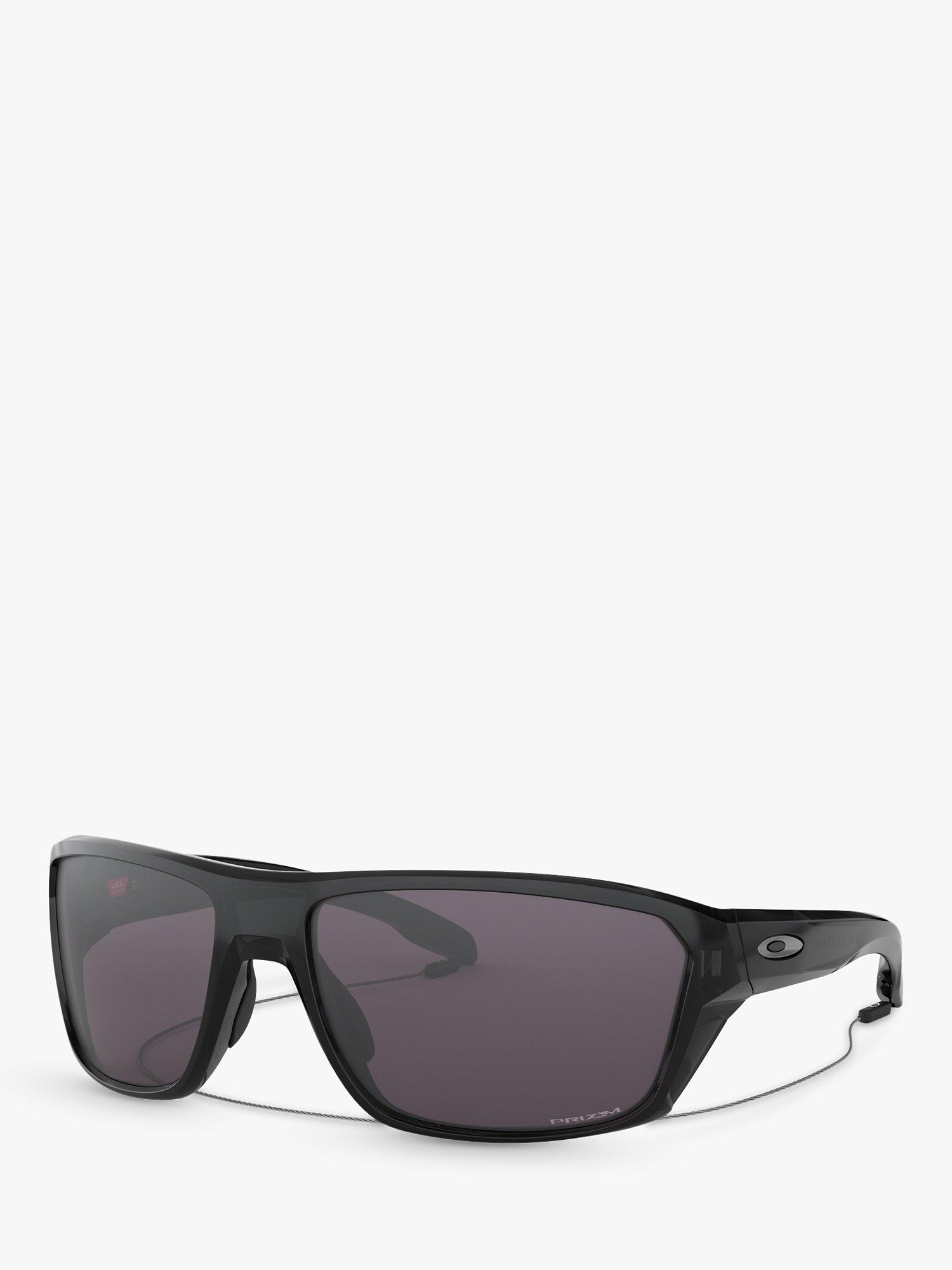 Oakley OO9416 Men's Split Shot Prizm Rectangular Sunglasses, Black Ink/Grey