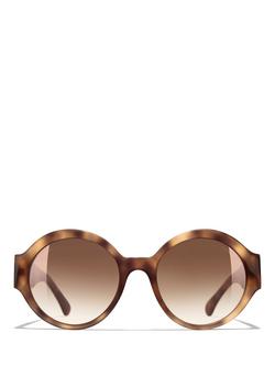 CHANEL Oval Sunglasses CH5410 Havana/Brown Gradient - view 2, Havana/Brown Gradient