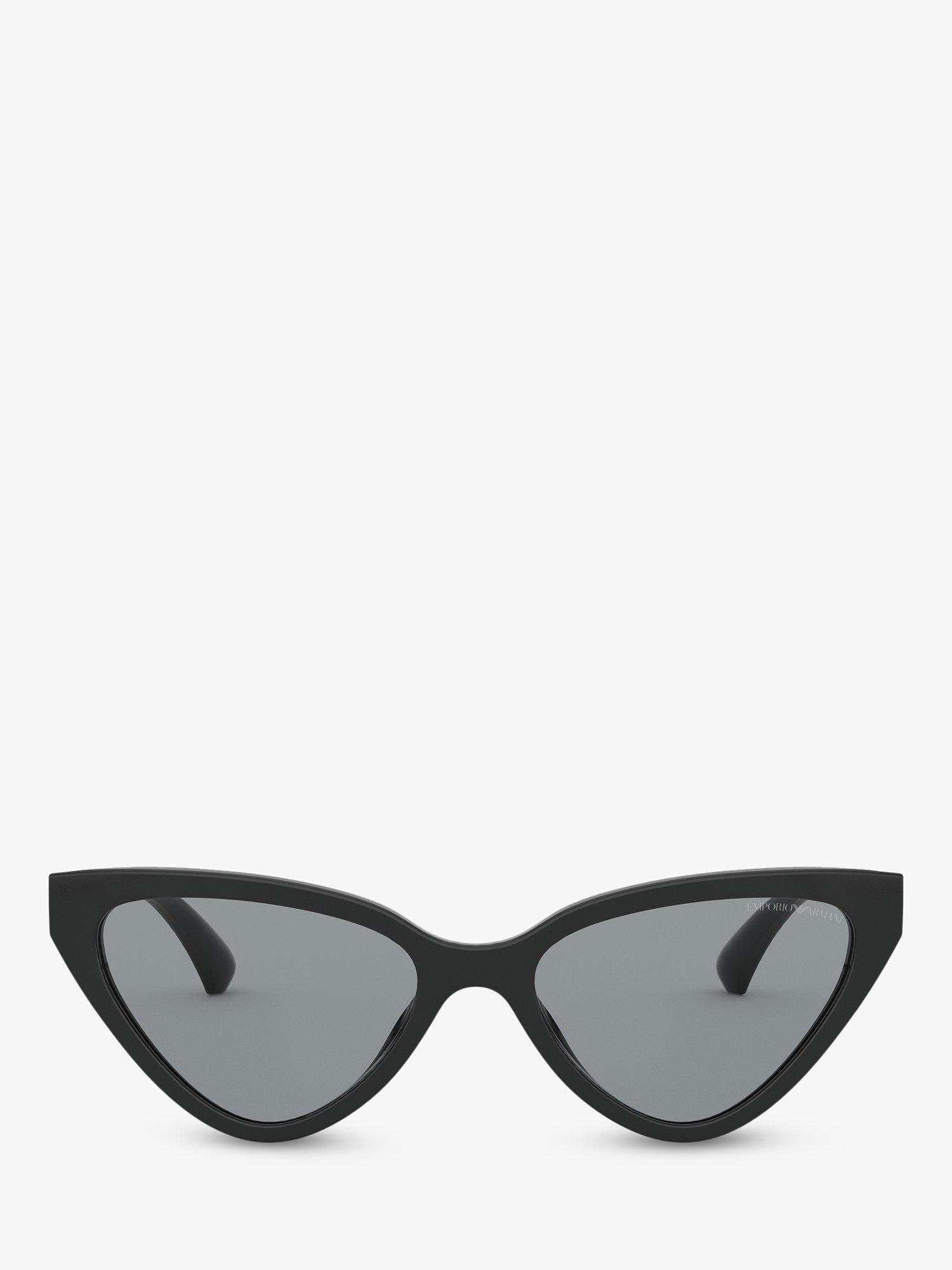 Product image 3 of 11, which shows Emporio Armani EA4136 Women's Cat's Eye Sunglasses, Black/Grey