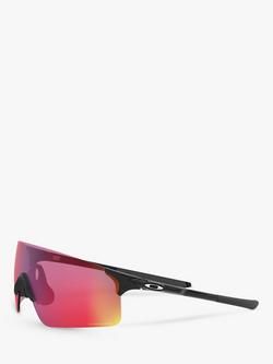 Oakley OO9454 Men's EVZero Prizm Rectangular Sunglasses, Polished Black/Mirror Multi - view 2, Polished Black/Mirror Multi