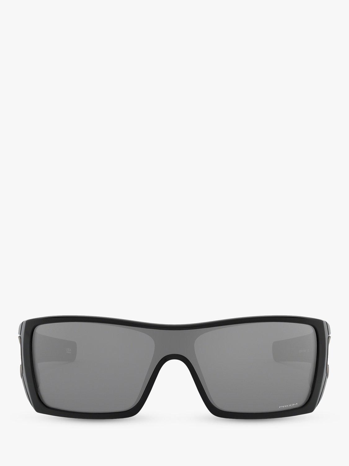 Product image 3 of 11, which shows Oakley OO9101 Men's Batwolf Prizm Rectangular Sunglasses, Black Ink/Grey