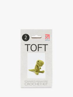 TOFT Mini Gregor The T-Rex Crochet Kit, Lime Green