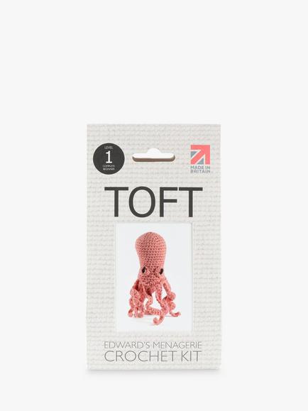 TOFT Mini Orla Octopus Crochet Kit, Pink