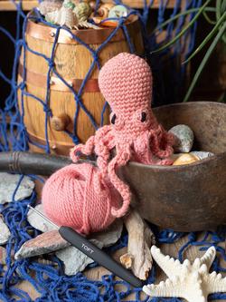 TOFT Mini Orla Octopus Crochet Kit - view 2, Pink