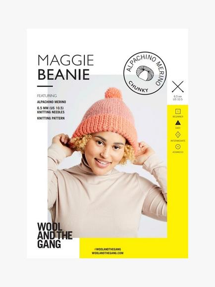 Wool And The Gang Maggie Hat Knitting Pattern, 