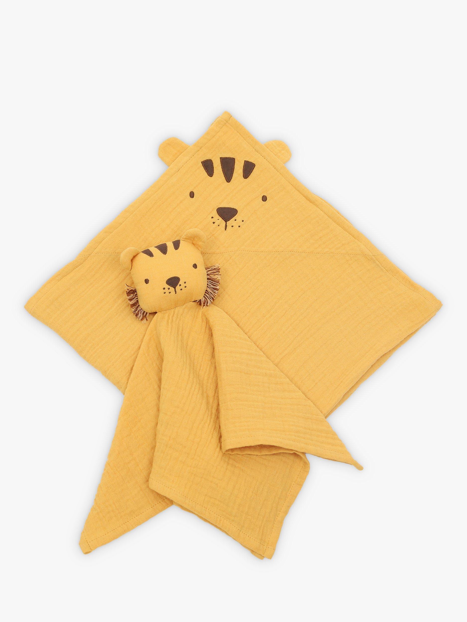 Albetta Organic Cotton Muslin Tiger Comforter and Swaddle Gift Set