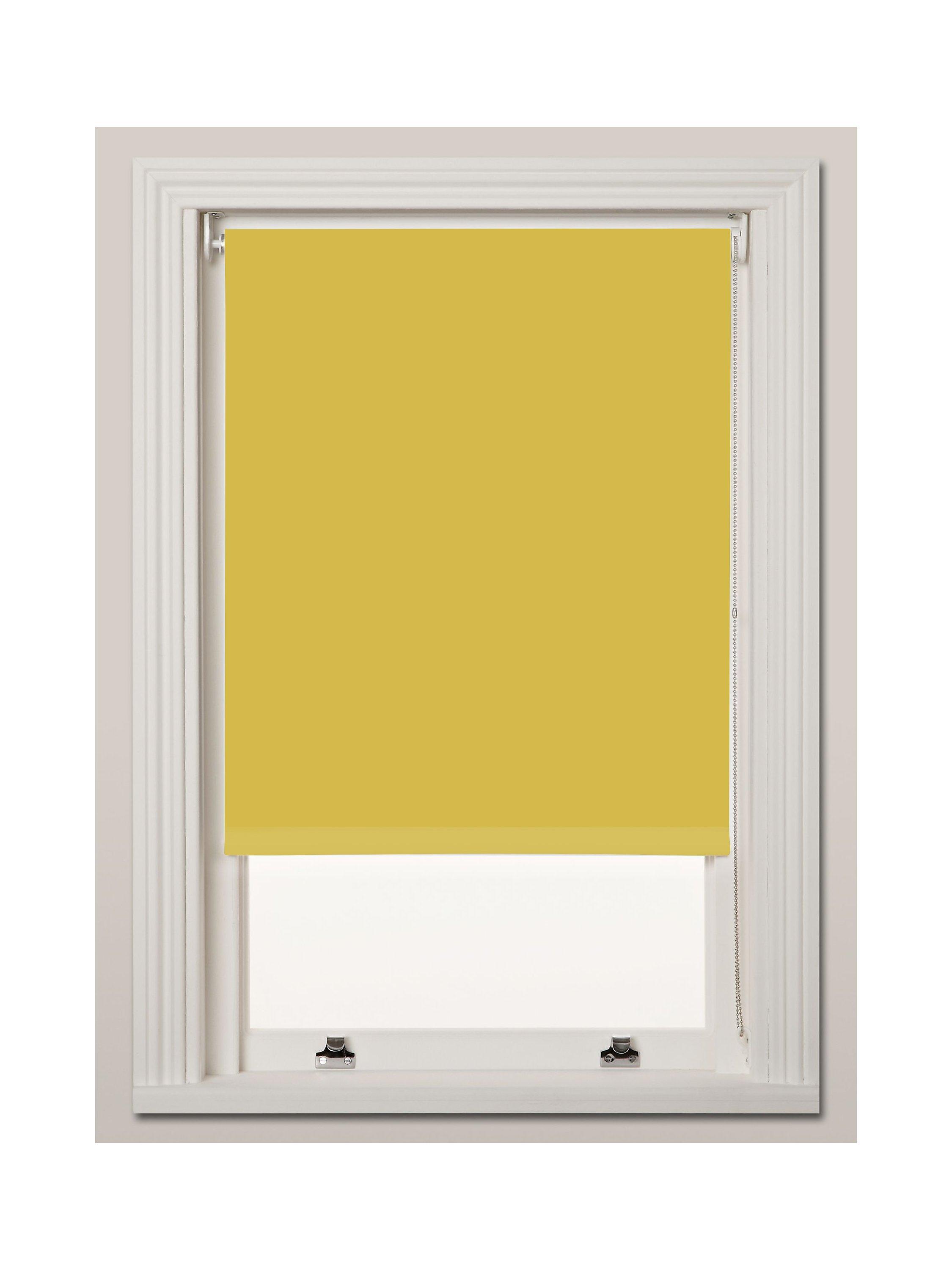 John Lewis Blinds Studio Made to Measure Blackout Roller Blind, Saffron