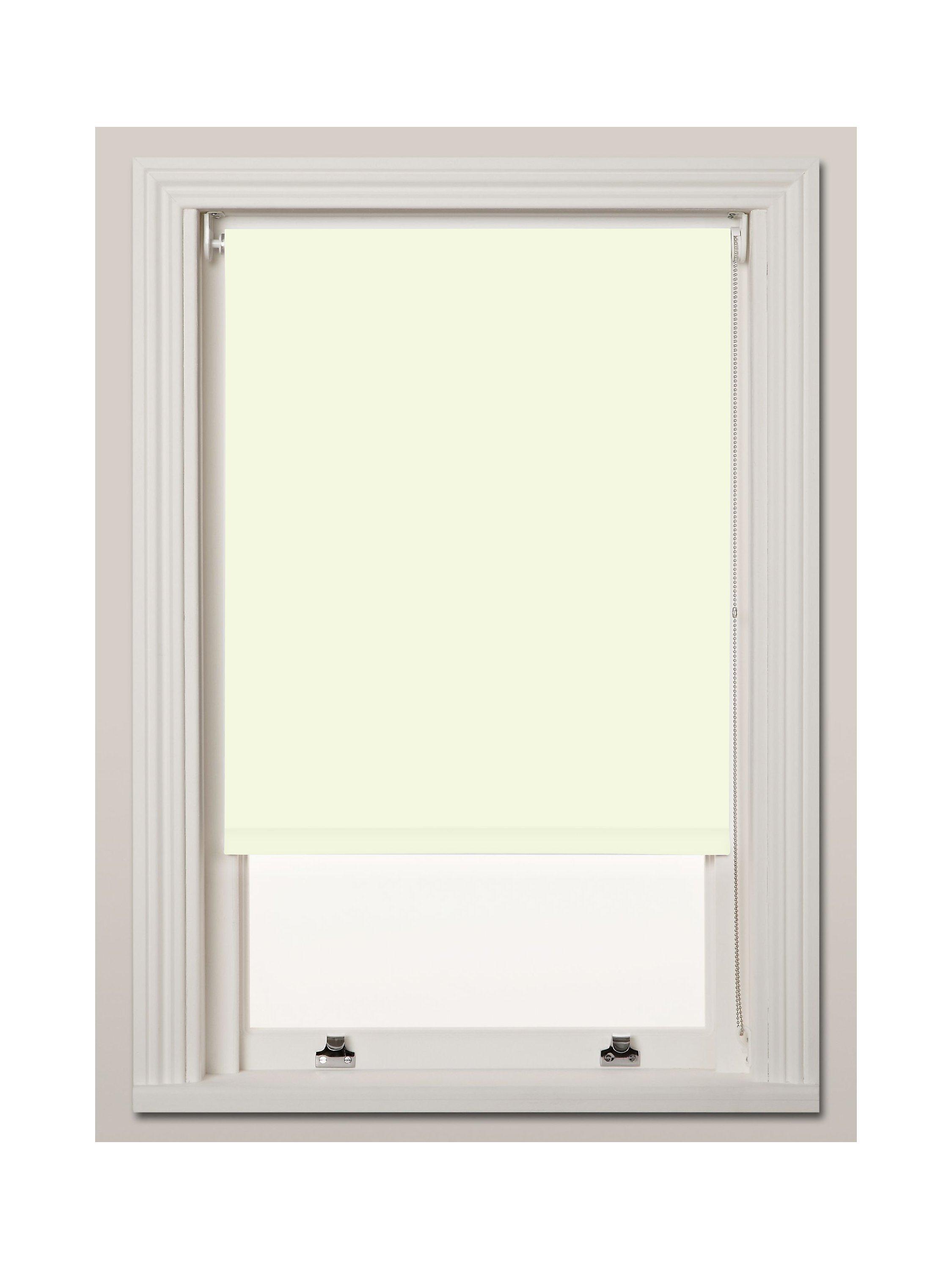 John Lewis Blinds Studio Made to Measure Blackout Roller Blind, Pale Lemon