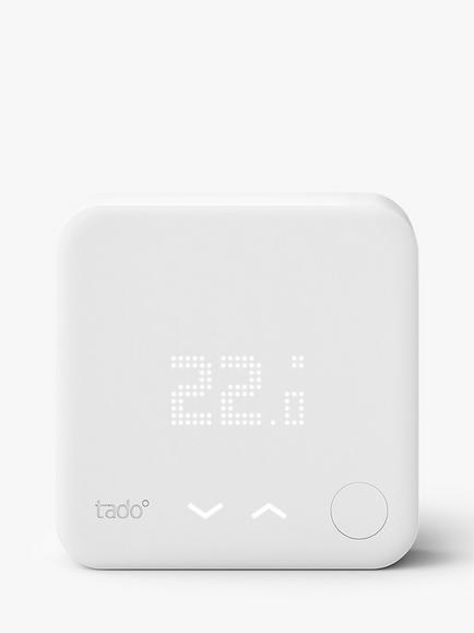 tado Add-On Smart Thermostat, White, White