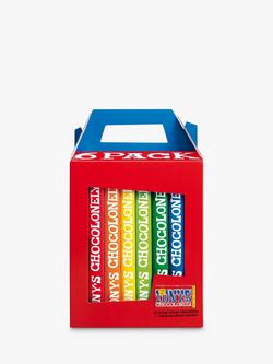 Tony's Chocolonely Rainbow Chocolates, Pack of 6, Multi
