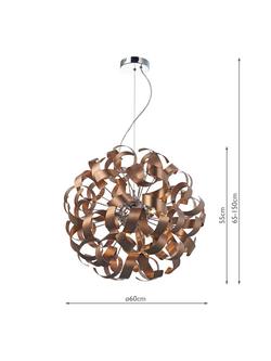 Där Rawley Ribbon Ceiling Light - view 2, 