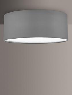 Där Cierro Diffuser Flush Ceiling Light, Dia.40cm, Grey