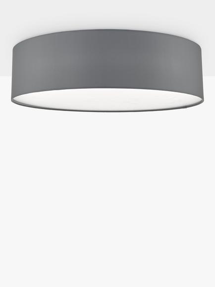 Där Cierro Diffuser Flush Ceiling Light, Dia.60cm - view 2, Grey