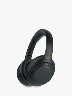 Sony WH-1000XM4 Noise Cancelling Wireless Bluetooth NFC High Resolution Audio Over-Ear Headphones with Mic/Remote, Black