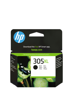 HP 305 XL Black Original Ink Cartridge, Single, Instant Ink Compatible, Black