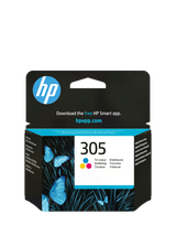 HP 305 Tri-Colour Original Ink Cartridge, Single, Instant Ink Compatible