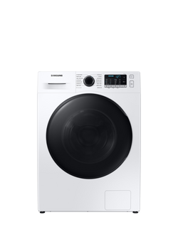 Samsung WD80TA046BE Freestanding Washer Dryer, 8kg Wash/5kg Dry Load, 1400rpm, White, White