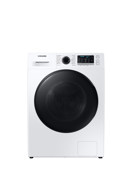 Samsung WD80TA046BE Freestanding Washer Dryer, 8kg Wash/5kg Dry Load, 1400rpm, White, White