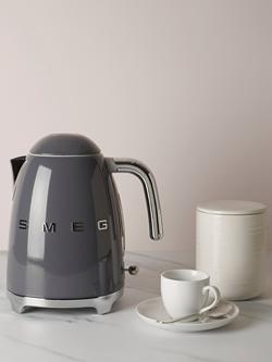 Smeg KLF03 Electric Kettle, 1.7L - view 2, Slate Grey