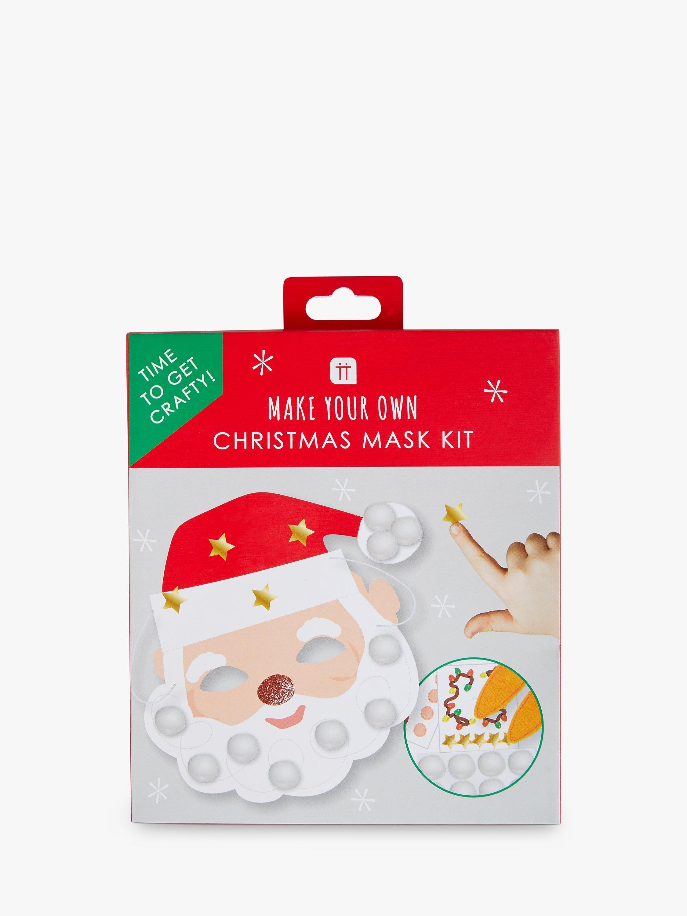 Talking Tables Christmas Mask Kit, Pack of 6