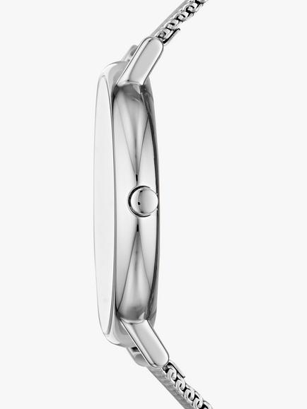 Skagen Women's Signatur Mesh Bracelet Strap Watch - view 2, Silver/White Skw2785