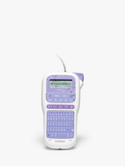 Brother PT-H200 P-touch Craft Label Printer, White & Purple