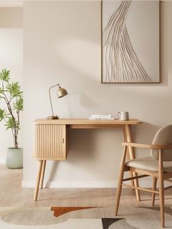 John Lewis Grayson Desk - view 2, Oak