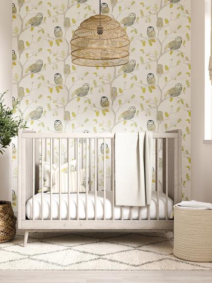 Harlequin Little Owls Wallpaper - view 2, Hltf112627