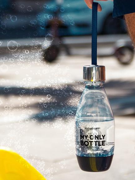 SodaStream 'My Only Bottle' Drinks Bottle, 500ml - view 2, Black