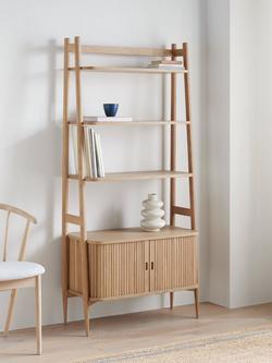 John Lewis Grayson Storage Shelving Unit - view 2, Oak