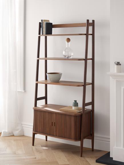 John Lewis Grayson Storage Shelving Unit, Brown