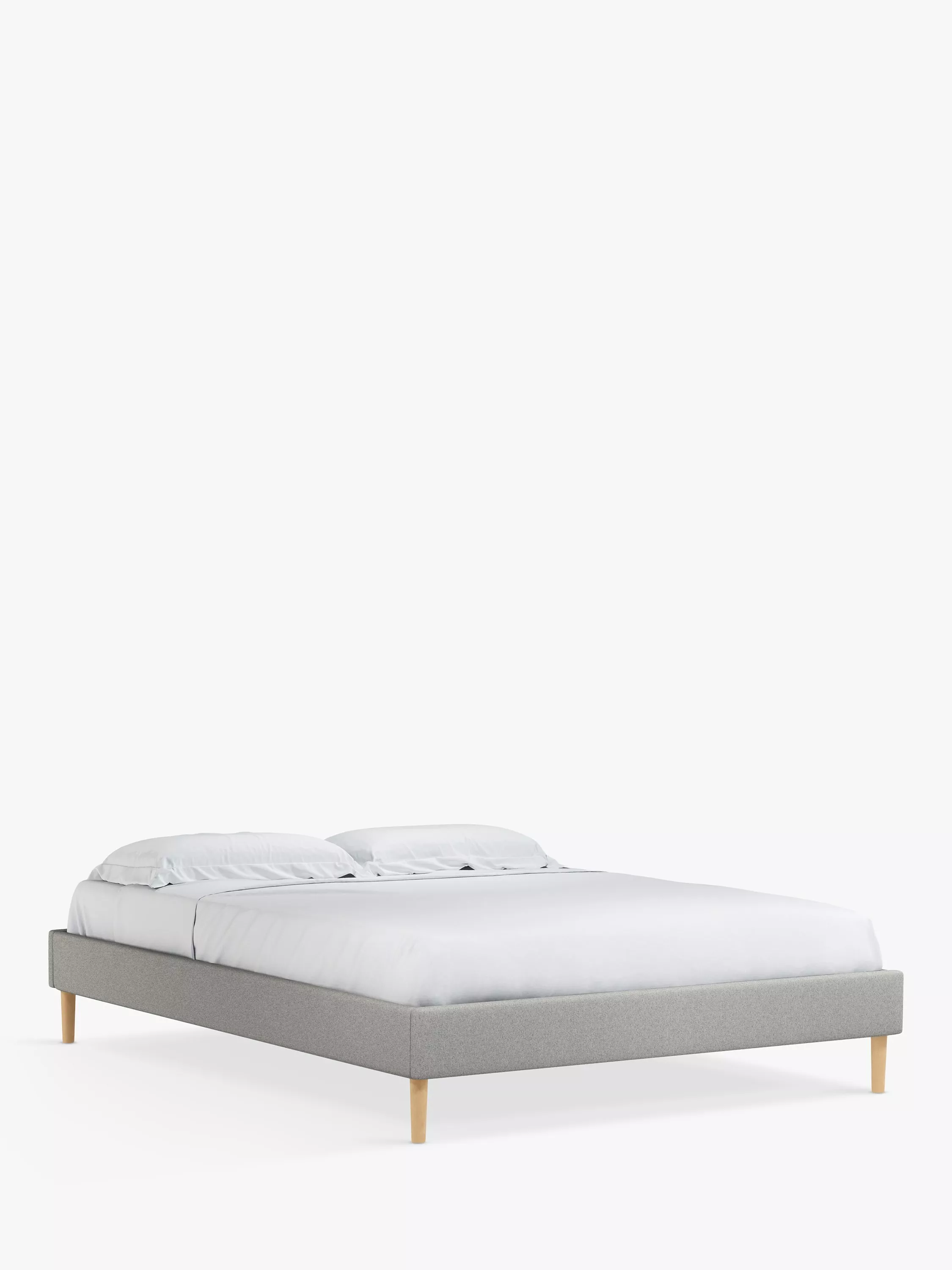 John Lewis ANYDAY Bonn Platform Bed Frame King Size Saga Grey