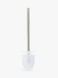 John Lewis White Marble Toilet Brush - view 2, White