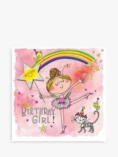 Rachel Ellen Chatterbox Ballerina Birthday Card